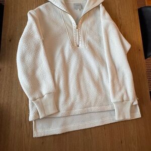 Varley Cream Cowl Neck Sweater